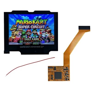 GameBoy Advance SP IPS v2 10-Level Backlight Mod Kit Nintendo Game Boy GBASP - Picture 1 of 5