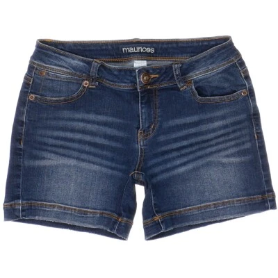 Pantalones Cortos Maurices 1/2 Azul Lavado Oscuro Jean Denim Juniors Medidas W27 Foto 1 de 4
