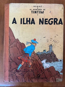 Hergé As Aventuras de Tintim A Ilha Negra Portuguese 1st Record - Picture 1 of 12