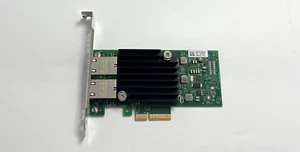 FKHKC Dell Intel X550-T2 10Gb RJ45 Base-T Dual Port Network Adapter High Profile - Picture 1 of 3