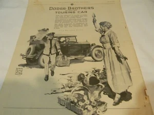 Anuncio impreso cueva hombre grande coche de turismo Dodge Brothers 1925 vintage - 8C3 - Imagen 1 de 6