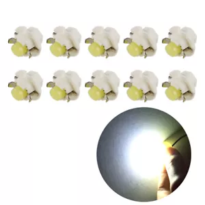 10x T5 B8.4D BX8.4D LED Light Dashboard Instrument Indicator Bulb Car Motorcycle - Picture 1 of 7