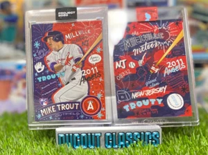 Topps PROJECT 2020 Card 142 - 2011 Mike Trout by Sophia Chang and companion card - Picture 1 of 1