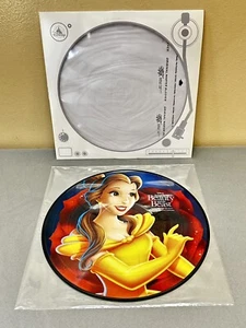 Disney Beauty And The Beast Motion Picture Soundtrack Vinyl LP Rare Disney Sleev - Picture 1 of 8