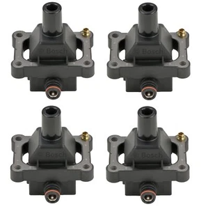 Bosch Set of 4 Ignition Coils For Mercedes Benz W202 C230 R170 SLK230 2.3L L4 - Picture 1 of 1