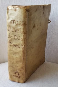1753 Historia Del Pueblo de Dios Catholic Vellum Spain Berruyer Espinosa Sexto - Picture 1 of 17