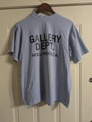 Camiseta Gallery Department Hollywood SS Cuello Simulado Vintage Talla Pequeña Azul Pizarra. Foto 1 de 4