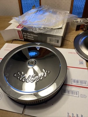 14-дюймовый воздухоочиститель PRO-FLO EDELBROCK 1207 Pro-Flo в сборе 2 основания - Изображение 1 из 4