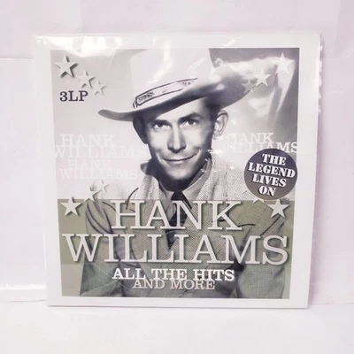Hank Williams - All the Hits & More Vinyl Record 3 LP  - Image 1 of 3