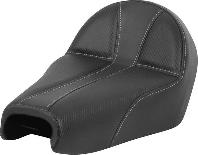 Saddlemen Dominator Solo Seat w/Silver Stitch #284691 Harley Davidson Sportster - Image 1 of 1