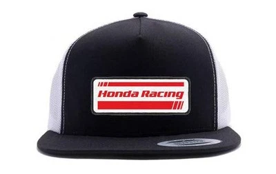 Factory Effex 22-86304 Honda Racing Snapback Hat Black/White - Image 1 of 2