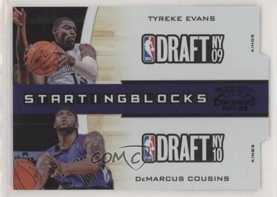 2010-11 Playoff Contenders Patches Black Die-Cut /49 Tyreke Evans #1 Rookie RC - Image 1 of 2