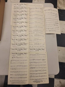 1940 Mask and Wig Show “Not So Long Ago” Orchestra Sheet Music Set (13 Parts) - Picture 1 of 5