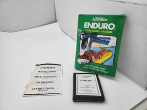 ENDURO GAME CIB FOR PAL ATARI 2600 &  2600+ PLUS  RETRON 77  TESTED  #K27 - Picture 1 of 6
