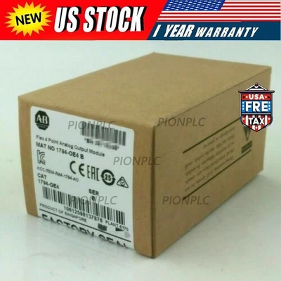 New Sealed AB 1794-OE4 B 1794-0E4 Flex 4 Point Analog Output Module 1794OE4 - Image 1 of 4