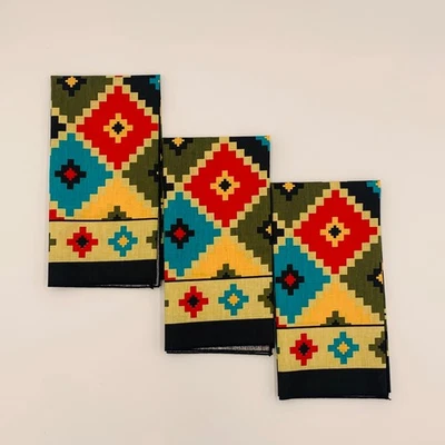 Southwestern Argyle Bandanna 3 包 美国制造 — 第 1/4 张图片
