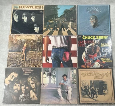Massive Classic Rock Vinyl Record Lot – Beatles, Zeppelin, Pink Floyd 80+ - Photo 1/4