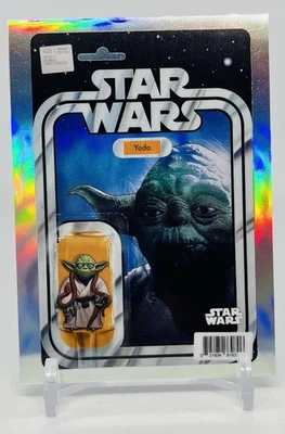 2025 Topps Chrome Star Wars Yoda ComicFractor SSP #VC-10 - Image 1 of 2
