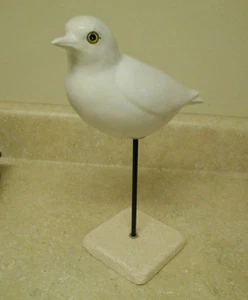 vietri italian pottery bird on stand - Picture 1 of 3