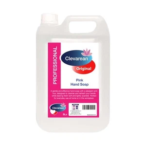Clevarean Liquid Hand Soap 5L Pink/White - Picture 1 of 3