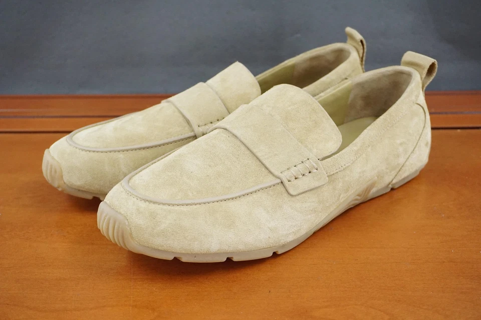 VINCO Zapatos Mujer Talla 8.5 Beige Gamuza Mocasines Sin Cordones Conducción Sin usar, en caja Comodidad Foto 1 de 4