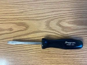 SNAP ON - SDD44 - SQUARE SHANK FLAT BLADE SCREWDRIVER 8.5" LONG -- LOC#44 - Picture 1 of 10
