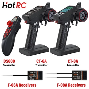 HotRC Transmitter CT-6A/8A DS600 6CH 8CH 2.4GHz Radio System Remote Controller