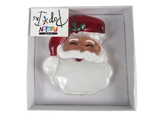 Pop Ins de fusión de vidrio Demdaco Lori Siebert Santa Claus Navidad sellado en caja - Imagen 1 de 2