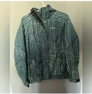 Columbia Bugaboo Chaqueta de Invierno Azul Mediana Esquí Exterior Impermeable Con Capucha Foto 1 de 4