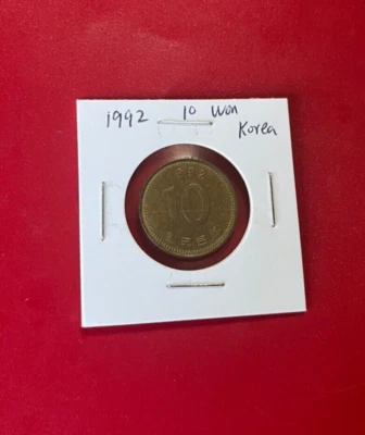 1992 10 WON KOREA COIN - NICE WORLD COIN !!! - Image 1 of 2