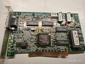 1996 Rare PCI Graphics Card PCIII PCI DUAL LCD 102 Trident Cyber9385-BGA 1 MB - Picture 1 of 5