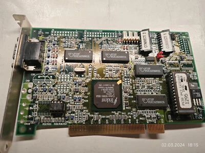 1996 Rare PCI Graphics Card PCIII PCI DUAL LCD 102 Trident Cyber9385-BGA 1 MB - Image 1 of 4