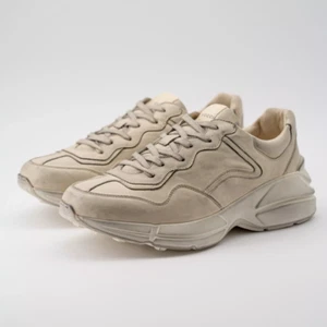 Gucci Rhyton Distressed Sneaker Ivory Leder - Bild 1 von 11