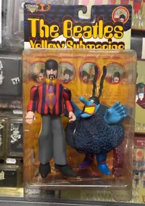 The Beatles Yellow Submarine 1999 McFarlane Series 1 Ringo Blue Meanie 7" Sealed - Picture 1 of 6