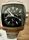 Armani Exchange ? Men's Stockton Chronograph Stainless Steel Watch Ax2253 Silver