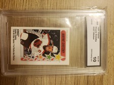 1991 Panini, Wayne Gretzky, #327, Stiker, Gem Mint 10, Prestine Condition!!