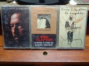 ERIC CLAPTON - Rock Cassettes 24 Nights,Journeyman,There's one in Every Crowd - Picture 1 of 2