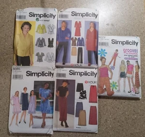 Simplicity 1990s, Size 4 - 12 Misses, Pre-owned, Lot F of 22, Mixed Condition - Picture 1 of 9