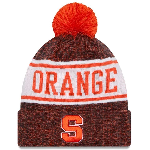 Syracuse Orange New Era Youth Banner Knit Beanie Cover