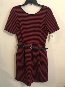 Vestido rojo/negro sin palabras para niñas talla grande ret $48 (5hmbx-20-2) - Imagen 1 de 4
