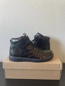 DS 2008 Nike Dunk High Supreme Patent 10.5 QS 321762 008 Olympic Travis Virgil - Picture 1 of 9