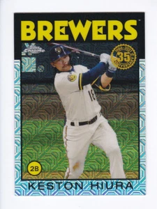 2021 Topps Series 1 #86BC-31 KESTON HIURA 1986 Topps Chrome Silver Pack Mojo - Picture 1 of 2