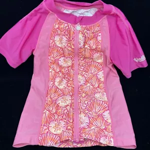 UV Skinz Rash Guard Girls Size 10 UPF 50+, Pink, Swim Top Sun Protection - Picture 1 of 3