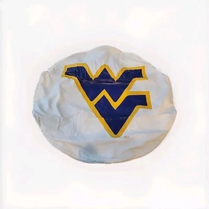 Cubierta de neumático West Virginia University logotipo WV vinilo blanco Virginia Mountaineers I - Imagen 1 de 8
