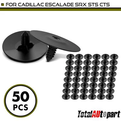 50 piezas clips de retención de aislamiento de capó para Cadillac Escalade DeVille 7,94 mm nailon Foto 1 de 4