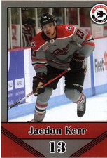 2022-23 Waterloo Black Hawks Hockey Jaedon Kerr Trading Card Blackhawks USHL