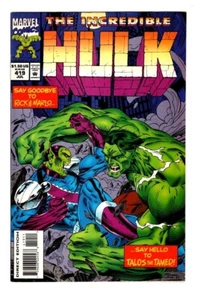INCREDIBILE HULK 419 in perfette condizioni/nm (9.0) 1a COVER e 2ND ASPETTO TALOS DIRETTO * - Foto 1 di 2