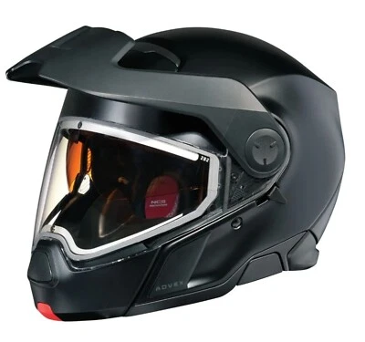 Ski-Doo Advex Sport Radiant Modular Snowmobile Helmet W/ Heat Shield,Satin Black - Image 1 of 4
