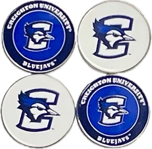 TEAM GOLF NCAA Creighton BlueJays Golf Ball Markers - (4Pack)