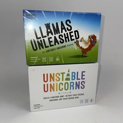 Llamas Unleashed Unstable Unicorns Games Card Game - Brand New Sealed - Image 1 of 4